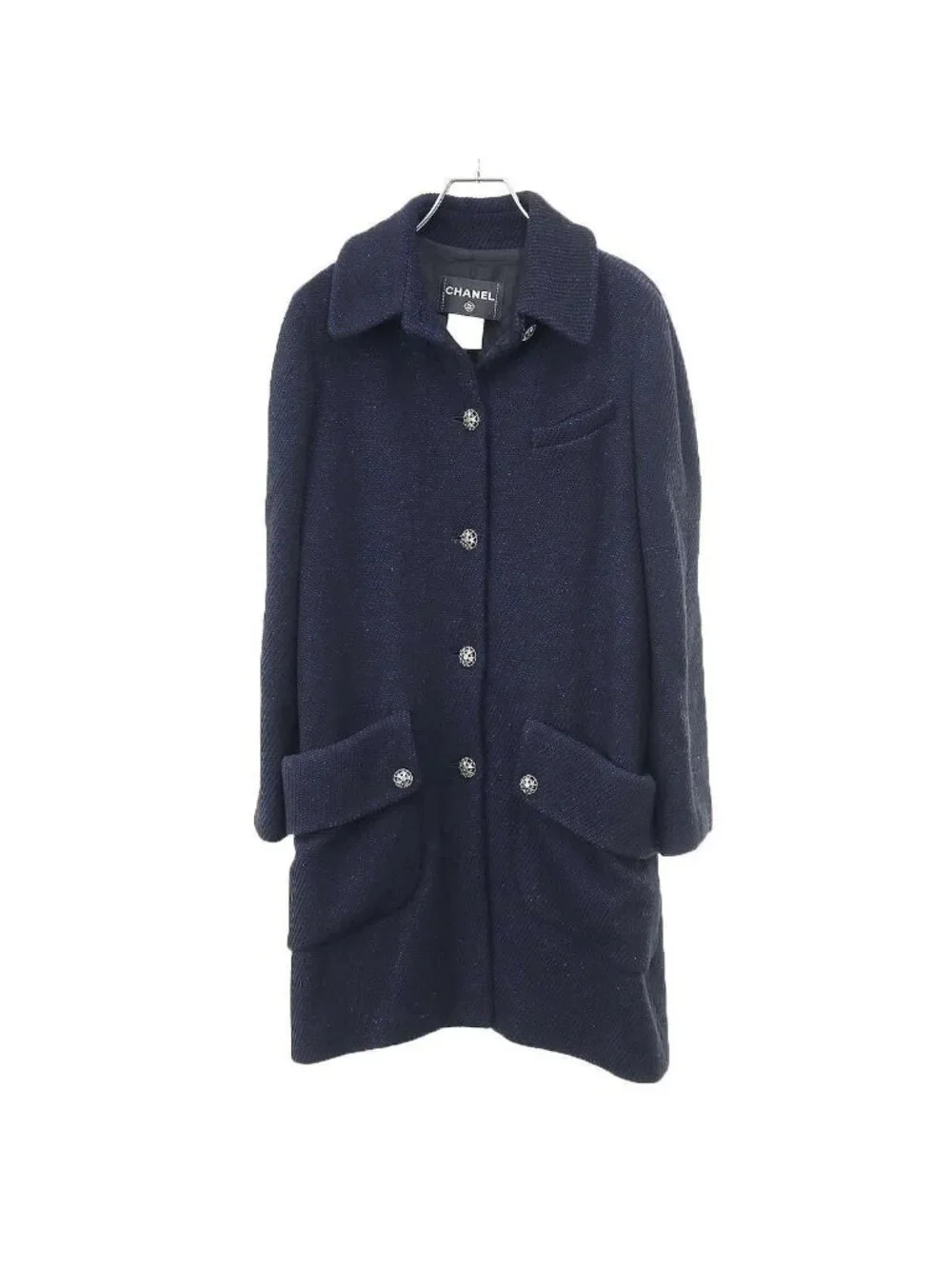 Chanel Coat Navy 34